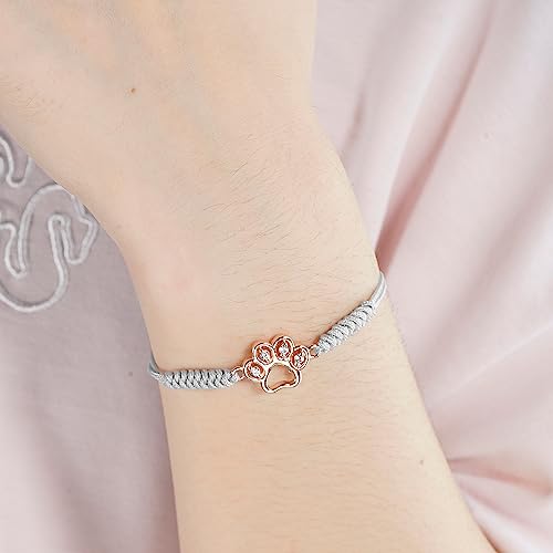 JENDEAR SHINE Rope Bracelet for Women, Hand Braided Rope Chain Adjustable, Birthday Friendship Graduation Gift for Women Girls Sisters Friends4