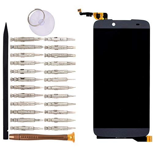 Image of LCD Screen Display with Digitizer Touch Panel Without Bezel Frame Compatible with BLU Dash X Plus D950L D950U(Black)