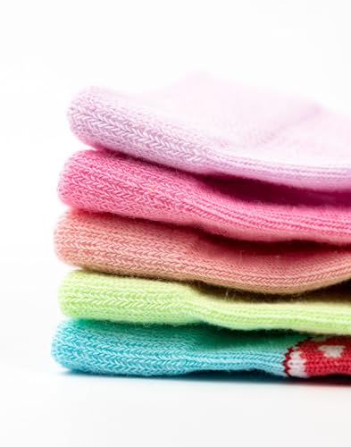 Squishmallows Girls Socks Set of 5 Character Calf Socks with Logo Graphic Print | Kids Multi Pack Socks Plush Merchandise3