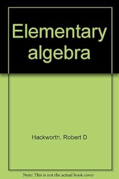 Paperback Elementary algebra Book