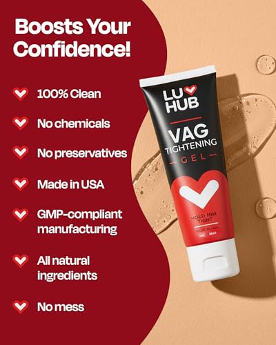 Image of Luv Hub Vaginal Tightening Gel - Tighten your Vagina - Natural Firming Cream for Intimate Wellness - Compatible with Sensitive Skin, Hormonal Shifts, Postpartum Recovery - 1oz