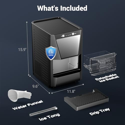 Image of Sphere Ice Maker, 2 inch Crystal Clear Ball Maker - 2 Sphere Ice Ready in 40-60min, Self-Cleaning with Ice Tong for Cocktails, Whiskey & Bourbon, 72Pcs /Day