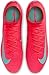 Nike Mercurial Superfly 10 Elite FG High-Top Soccer Cleats (FQ1454-800, Ember Glow/Aurora Green) Size 7.5