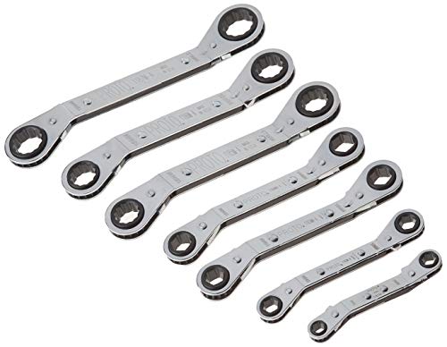 Proto - 7Piece Offset Reversible Ratcheting Box Wrench Set - 6 & 12 Pt. (J1180MA)