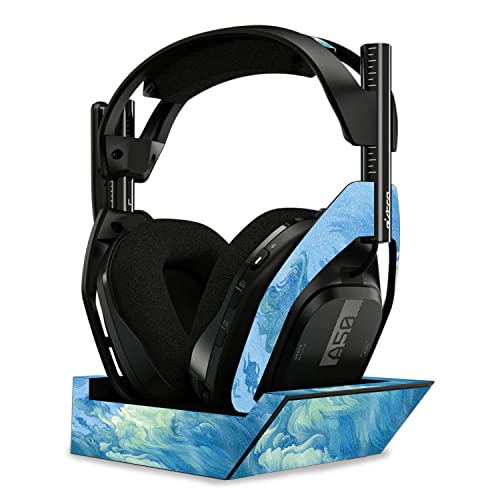 Image of MightySkins Glossy Glitter Skin Compatible with Astro A50 Wireless Headphones + Base Station (Gen 4) - Visionary | Protective, Durable High-Gloss Glitter Finish | Easy to Apply | Made in The USA