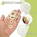 uxcell 10Pcs PU Flat Washers, 8mm OD 3mm ID 1mm Thick Round Polyurethane Flange Sealing Gasket Spacer for Industrial Electrical Appliance Pipe