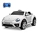 Playkin VOLKSWAGEN BEETLE BLANCO - Coche de bateria 12V para niños mando control remoto +3 años juguetes infantiles coches de bateria , color/modelo surtido