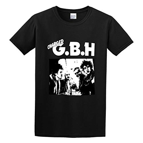 Photo de CHANGER Charged Gbh Album Street Punk Band O Neck Men T Shirt XXL, Black