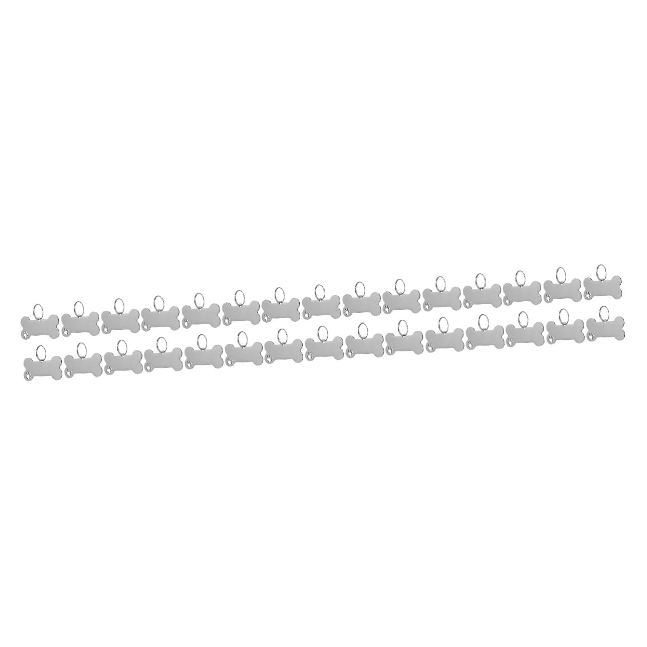 30 Piezas Etiqueta De Perro Mascota Etiqueta De Collar De Perro Colgante De Perro Etiquetas De Gato Etiquetas De Identificación De Perro Nombre De Perro Cachorro Acero Inoxidable