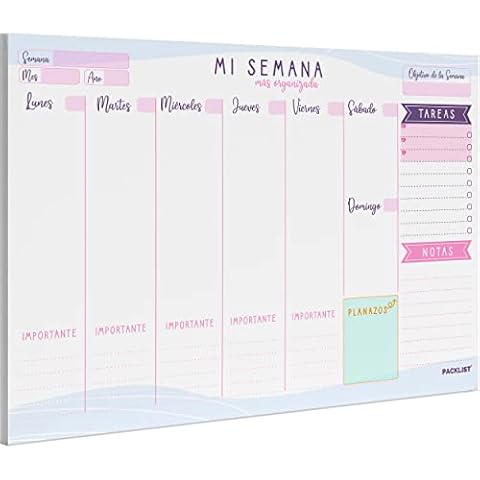 PACKLIST Planificador Semanal A4 Cover