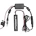 Universal Signal Amplifier Booster Strengthen with Car Radio FM AM Hidden Adhesive Mount Hidden Amplified Antenna for FM Car Radio, Truck RV, SUV, Harley Motorcycle, Boat,Golf Cart Car Stereo Marine