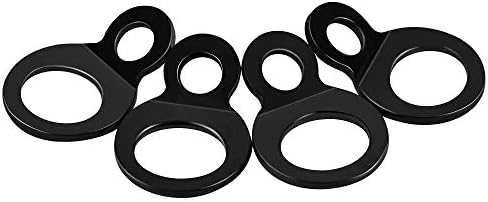 P1Tools Dirt bike Tie Down Strap Rings for Motorcycle Dirtbike ATV Trailer Truck – Strap Your Bike securely Without Scratching Handlebars – Fits Coated Tie Down Hooks – Large Loop to Hook Your Bike
