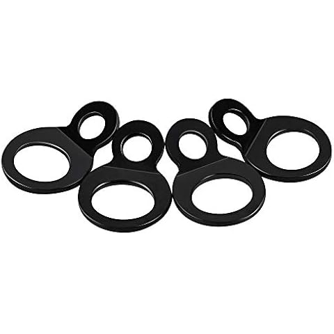 P1Tools Dirt bike Tie Down Strap Rings for Motorcycle Dirtbike ATV Trailer Truck – Strap Your Bike securely Without Scratching Handlebars – Fits Coated Tie Down Hooks – Large Loop to Hook Your Bike Cover