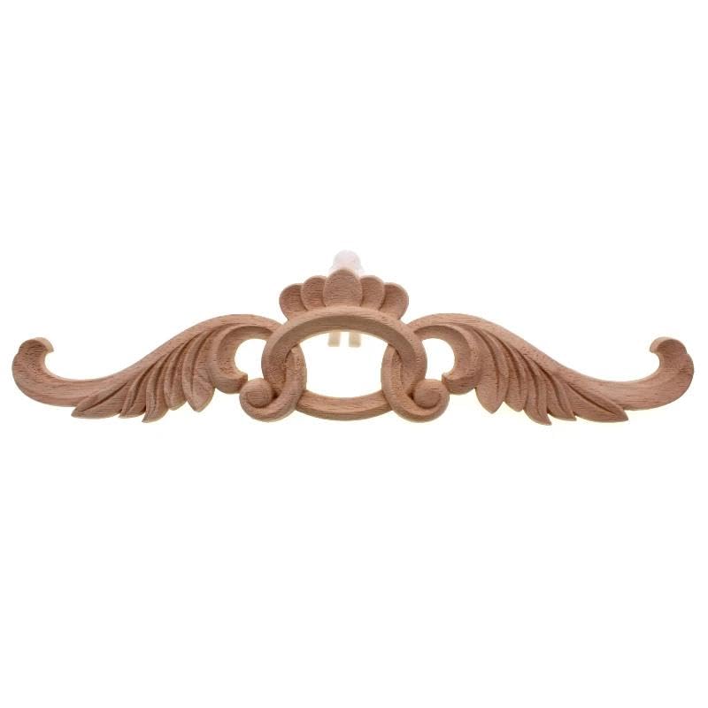 Appliques d'angle en bois sculpté 50x9cm pour masquer défaut de mur