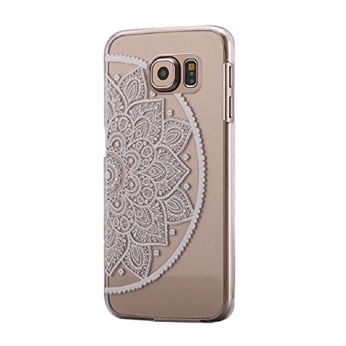 S6 Case,Samsung Galaxy S6 Case,For Samsung Galaxy S6 Henna Mandala Floral Dream Catcher Case Cover