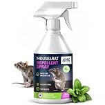 AMZ Brand Premium Mouse Repellent Spray - 250 ml | Anti-Rat Peppermint Oil Spray for Indoor Use | Natural Mint Extract, Pleasant Scent | Safe & Non Toxic | Family & Pet Friendly | Humane Deterrent
