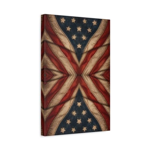 Impression sur toile Stars and Stripes chassis bois epais