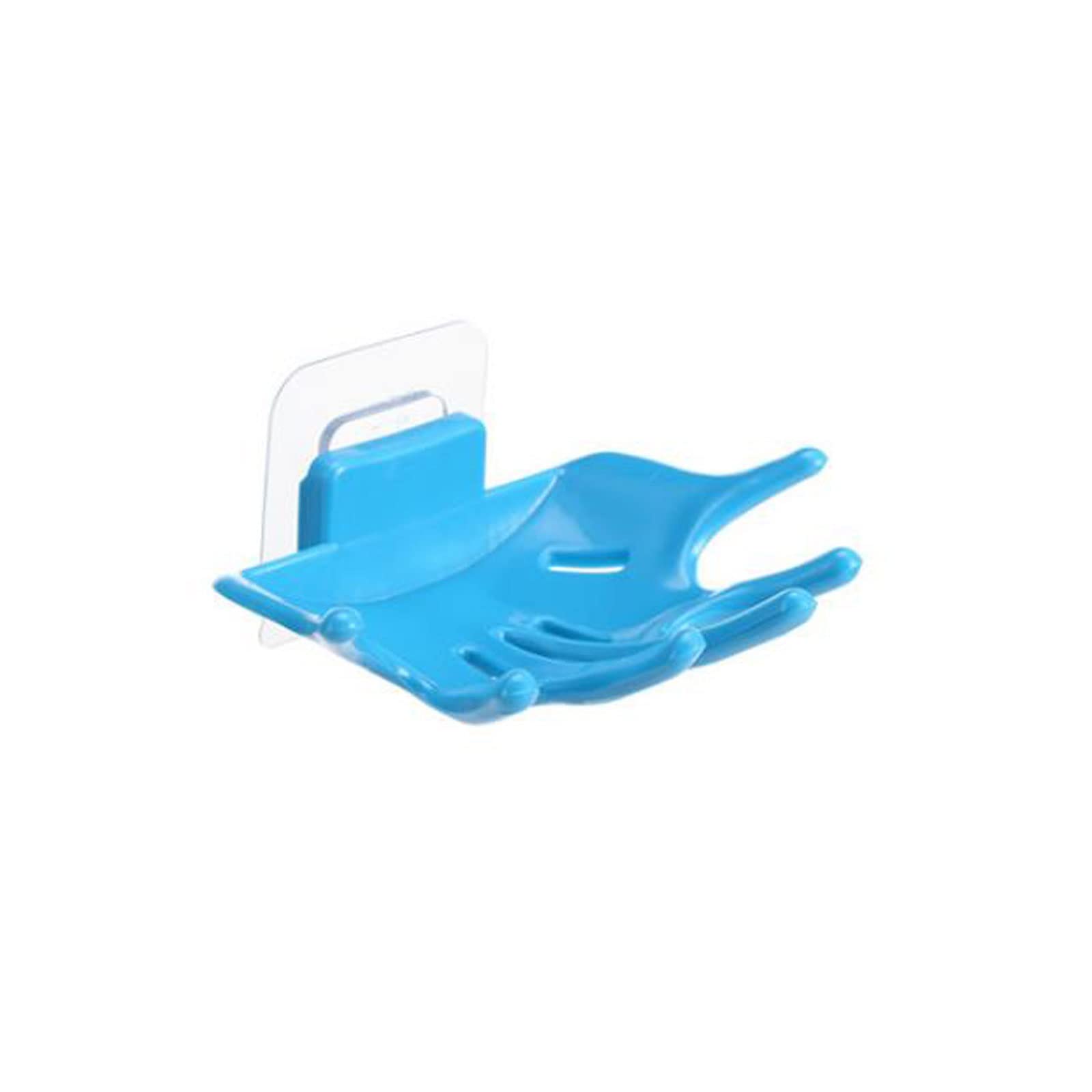 JINGYAN Soap Dishes Bathroom Soap Box, Toilet Storage Rack, Wall(Blue)