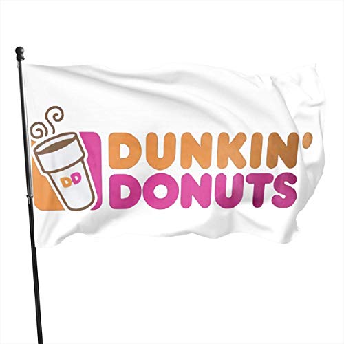 Oaqueen Banderas Dunkin' Donuts Decorative Home Outdoor Flag3' X 5'