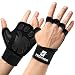 men's gloves for fitnes workout execise lightweight exercise gym glooves with foam padding tight support wraps for dumbbell excersise wieght lifting top men and womens weight gym glove (Whit,L)
