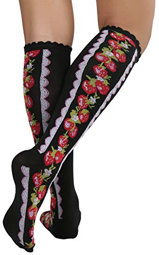 Image of ToBeInStyle Women's Acrylic Knee High Print Socks
