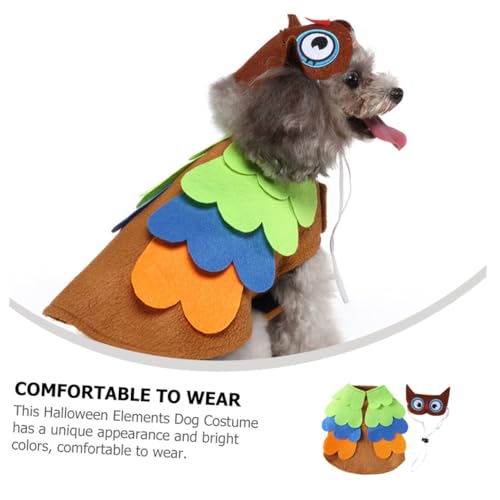 Disfraz pet halloween búho talla mediana miniatura 6