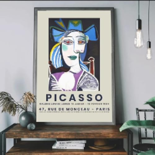 Peinture Picasso toile abstraite de haute qualité 70x100 cm impression d'art