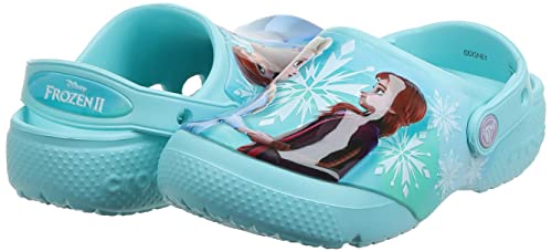 Sandales et nu pieds Crocs FL DisneyFrozenIIClogIblu pour Enfant - vue 10