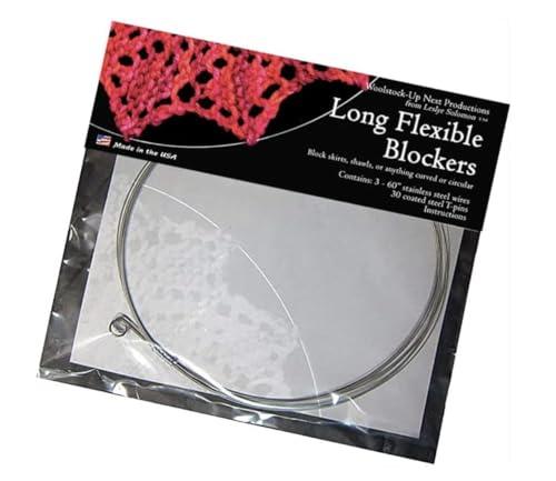 Leslye Solomon's 3 Long Flexible Blockers for Knit...