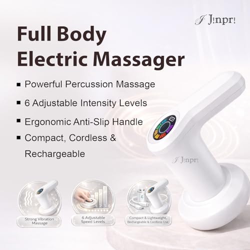 Image of Kansa Foot & Body Massager with 5 Interchangeable Heads | Ayurvedic Deep Tissue Pain Relief | Handheld Massage Tool for Foot, Neck, Back & Shoulder | Relaxation & Circulation Booster