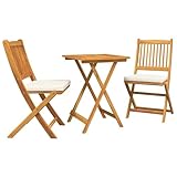 Cet ensemble de bistrot de jardin moderne est un choix élégant et fonctionnel pour votre patio ou votre terrasse