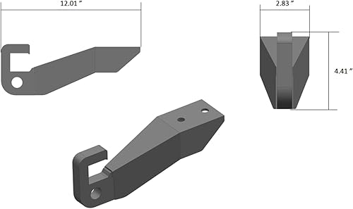 Miniatura 4 de Soporte de montaje de gancho de remolque delantero de acero y anillos en D para soporte de grillete de anillo en D Tundra 2007-2021, reemplazo del