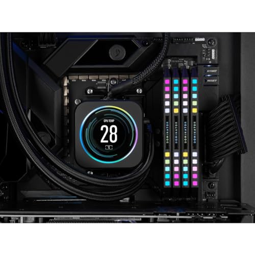 Image of CORSAIR Dominator Platinum RGB DDR5 64GB (4x16GB) DDR5 5600MHz CL36 AMD Expo Intel XMP iCUE Compatible Computer Memory - Gray (CMT64GX5M4B5600Z36)
