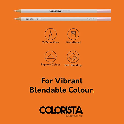 Spectrum Noir Colorista Coloured Pencils - Pack Of 12 - Perfect Portrait #TOP2