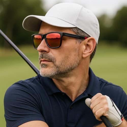 Image of Cyxus Golf Sunglasses for Men Acetate Polarized UV400 Protection Golf Accessories Gift P1579