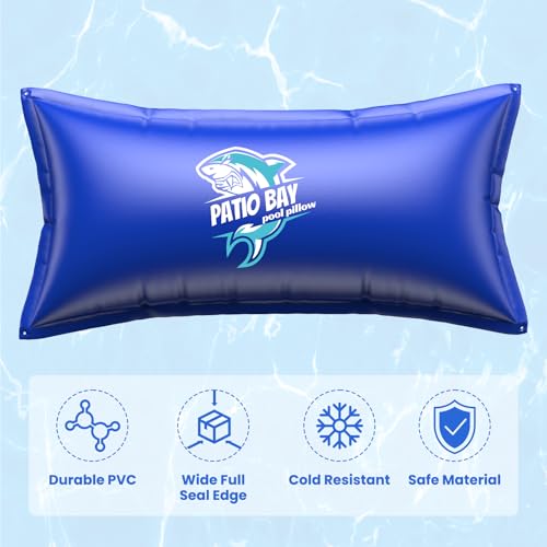 Patiobay PTB-015 Pool Pillows For Above Ground Pools 4X8 Ft, Heavy Duty Pool Cover Pillow Float For Closing Full Sealed Edge, Winterizing Pool Closing Kit thumb #5