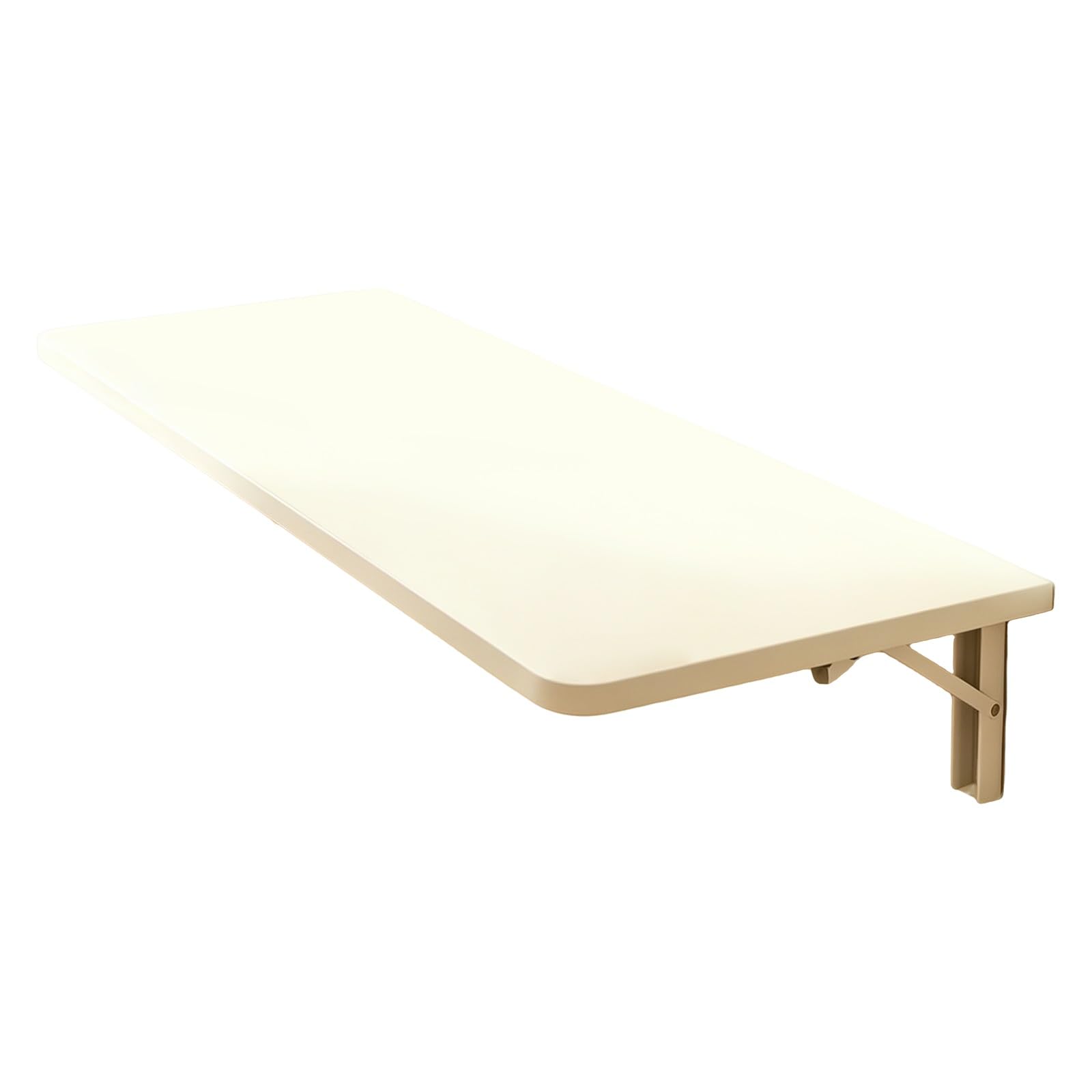 Tavolo da Pranzo Pieghevole a Parete, Moderno Stretto Sospeso, Nucleo Legno Massello, Pannello Composto Bar Caffe(White,60 * 40cm/23.6 * 15.7in)