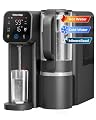 Waterdrop M6CG Cold and Hot Reverse Osmosis System Countertop Water Filter, 8-Stage Mineralization, NSF/ANSI 58 & 372 Certified, 3:1 Pure to Drain Ratio, 9 Temperature Options, Glass Pitcher, BPA-Free