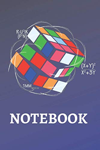 Rubik Cube Math Notebook: 6 x 9 Rubik Cube Math Notebook, Rubik Cube Journal, 120 Pages Graph 4 x 4