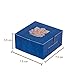 Desi Favors Ganesh Sweet Boxes for Indian Sweets, Cookies, Goodies, Mithai, Candy, Gift Boxes Handmade Bulk Mithai Box, Favor Boxes for Wedding, Pooja, 2.95x2.95x1.37 Inch (Pack of 8)