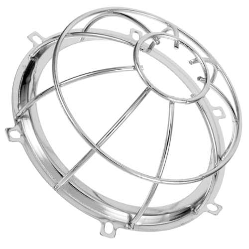 Anneome Protector Metálico para Detector de Incendios Jaula Resistente para Rociadores Instalación Sencilla Cubierta de Seguridad para de Humo Hogares