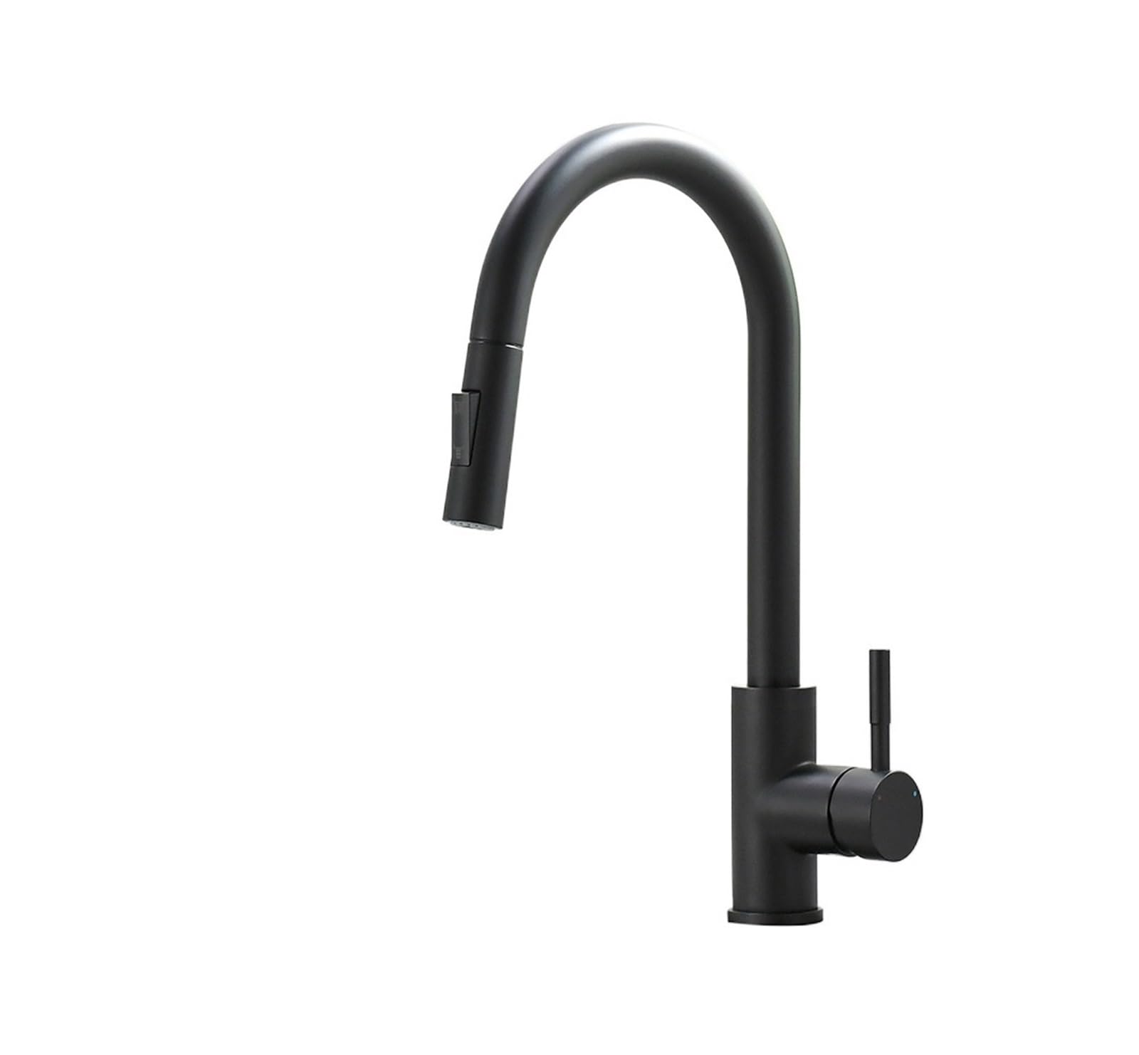 Robinet de cuisine extractible noir-A mitigeur d'évier eau chaude et froide