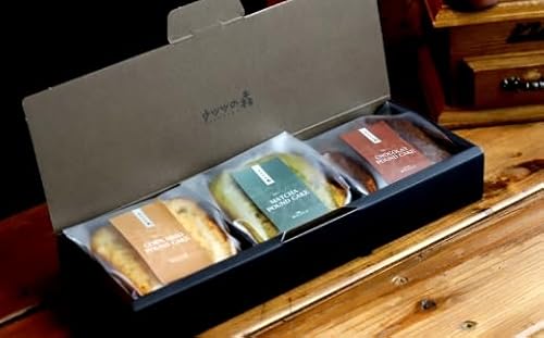 北海道紋別市 森の麹パウンド3個セット(とうきび味噌麹・チョコレート麹・抹茶麹)