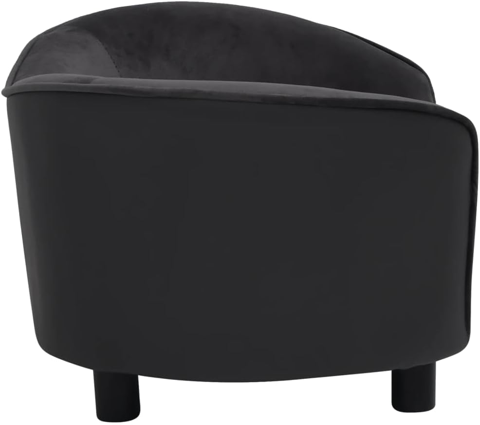 review vidaXL Dog Sofa Black 27.2