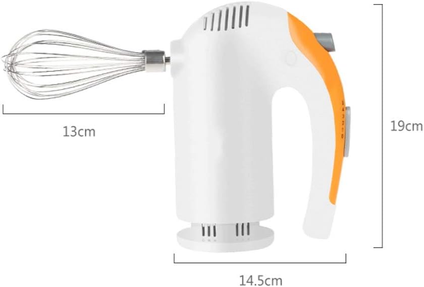 5 Speed Hand Mixer Electric, Power Kitchen Hand Mixers Stainless Steel Attachments and Storage Case