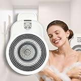 Electric Shower Brush for Body -Wall Mounted Back Scrubber for Shower – Exfoliating Soft Bristles, Hands-Free Wall-Mounted Design, Back Scrubber for Shower, Perfect for Men and Women, Easy to Install