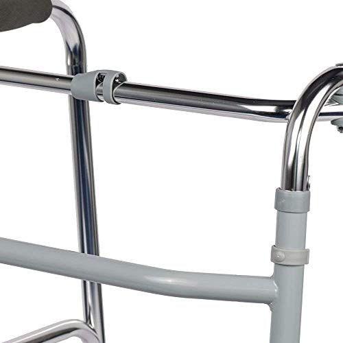 Image of AmbiTech Premium Aluminium Reciprocating Height Adjustable Light Weight Folding Walker for Adults, Senior Citizens and Patients (Made In India)