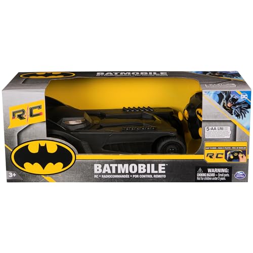 Batmobile Voiture télécommandée Spin Master, idée cadeau d'anniversaire 4 ans
