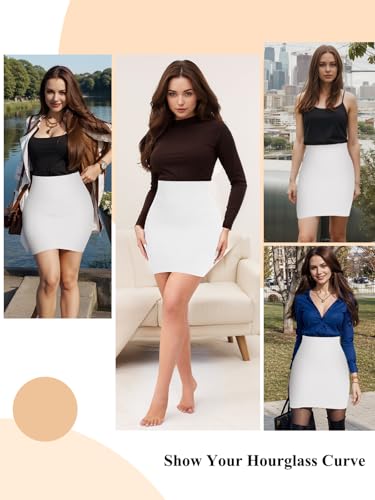 Image of JOYSHAPER Shapewear Slip for Under Dresses Half Slip Tummy Control Dress Skirt Slip Body Shaper