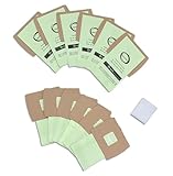 12 Type BB Bags + 1 Filter Compatible with Oreck Buster B, Buster B Housekeeper, Oreck XLPro Commercial Compact Canister Vacuum Cleaner, compare to part nos. PKBB12OF PKBB12DW